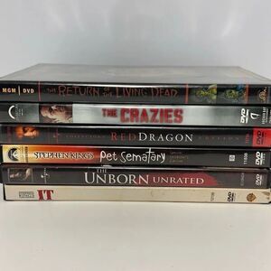 Horror Movies DVD Lot of 6 Scary Movies